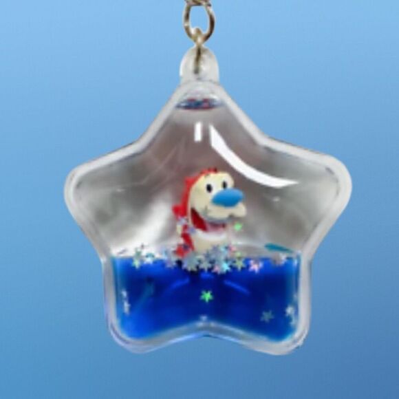 NWT Nickelodeon Ren & Stimpy “Stempy” Blue Tsunami Key Chain BackPack Chain - Picture 1 of 4
